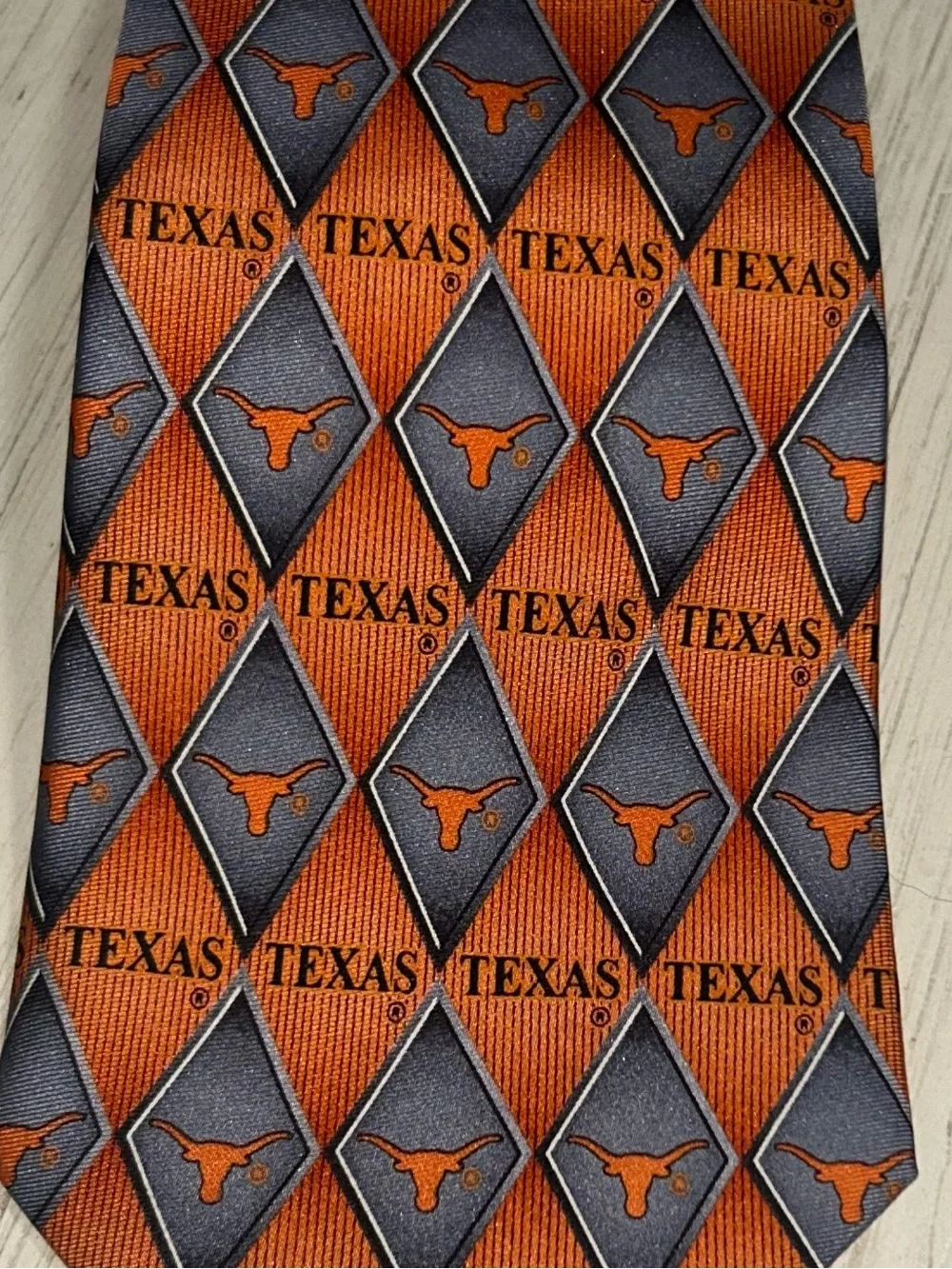 University of Texas UT Longhorn Silk Men's Tie